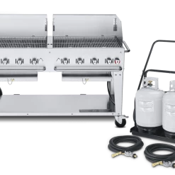 Crown Verity Premium Mobile - Club Series 60" W/ Windguards BBQs & Smokers