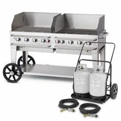 Crown Verity Premium Mobile - Club Series 60" W/ Windguards BBQs & Smokers
