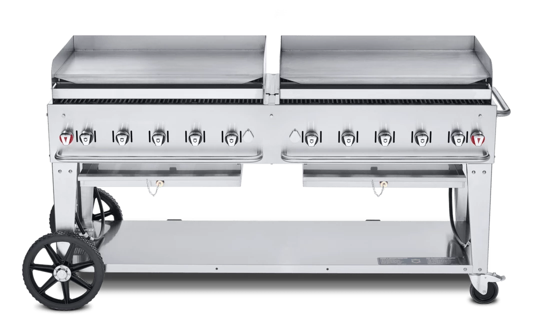 Crown Verity Premium Mobile Griddle - Professional Series 72" 1 Crown Verity Premium Mobile Griddle - Professional Series 72"