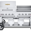 Crown Verity Premium Mobile Grill - Club Series 60" W/ Roll Dome & Griddle
