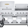 BBQs & Smokers Crown Verity Premium Mobile Grill - Club Series 60" W/ Roll Dome & Windguard