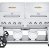 BBQs & Smokers Crown Verity Premium Mobile Grill - Club Series 60" W/ Roll Domes