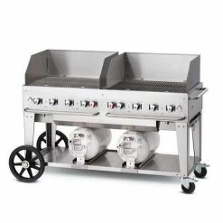 Crown Verity Premium Mobile Grill - Club Series 60" W/ Windguard