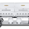 Crown Verity Premium Mobile Grill - Club Series 72" W/ Roll Domes