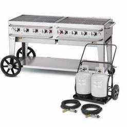 BBQs & Smokers Crown Verity Premium Mobile Grill - Club Series W/ Tank Cart