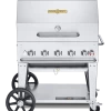 BBQs & Smokers Crown Verity Premium Mobile Grill - Professional Series Charbroiler 36" W/ Roll Dome