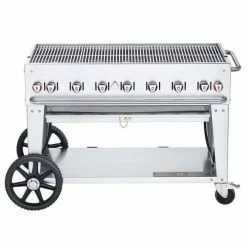Crown Verity Premium Mobile Grill - Professional Series Charbroiler 48" (Single Inlet)