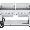 Crown Verity Premium Mobile Grill - Professional Series Charbroiler 60" (2 X 30") W/ Windguard BBQs & Smokers