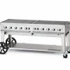 Crown Verity Premium Mobile Grill - Professional Series Charbroiler 72"