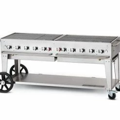 Crown Verity Premium Mobile Grill - Professional Series Charbroiler 72"