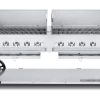 Crown Verity Premium Mobile Grill - Professional Series Charbroiler 72" W/ Windguard