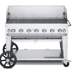 Crown Verity Premium Mobile Grill - Professional Series Charbroiler W/ Wind Guard