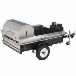 Crown Verity Premium Towable Grill - Professional Series 48" W/ Open Bed BBQs & Smokers