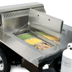 Crown Verity Premium Towable Grill - Professional Series W/ 2 Lockable Compartments