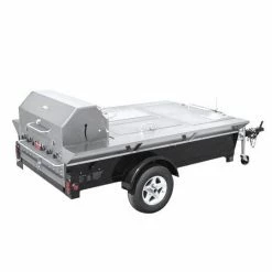 BBQs & Smokers Crown Verity Premium Towable Grill - Professional Series W/ 3 Lockable Compartments