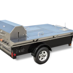 BBQs & Smokers Crown Verity Premium Towable Grill - Professional Series W/ 3 Lockable Compartments