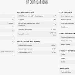 Side Burners DCS Premium Built-in - Series 9 Power Burner 24