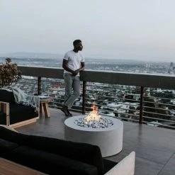 Dekko Belmont Concrete Fire Pit Fireplaces & Heaters