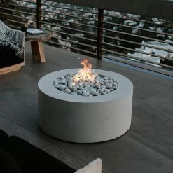 Dekko Belmont Concrete Fire Pit Fireplaces & Heaters