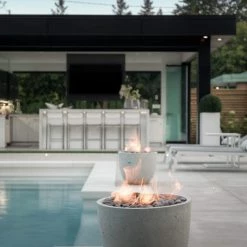 Dekko Element Concrete Fire Bowl Fireplaces & Heaters