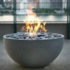 Fireplaces & Heaters Dekko Serenade Concrete Fire Bowl