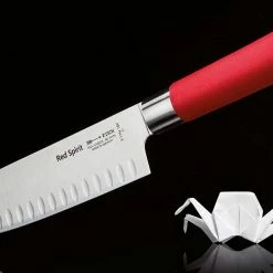 Food Supplies BBQ Accessories Dick Knife- Santoku Knife W/ Kullenschiff Red Spirit 7" 8174218K