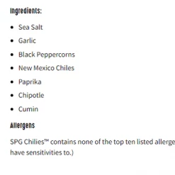 Dizzy Pig - SPG Chilies 8oz