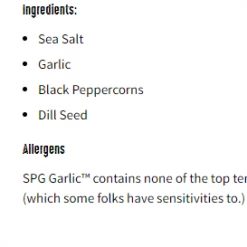 Dizzy Pig - SPG Garlic 8oz