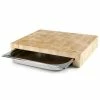 ENO Cutting Board W/ Gastro Tray - Bamboo/Stainless Steel
