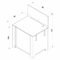ENO Plancha Module Stainless PMOD8502 Bottom Bases