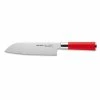 Food Supplies F. Dick 8174218 Knife - Santoku Red Spirit (7")