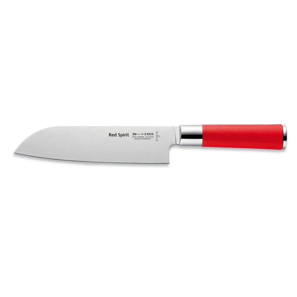 Food Supplies F. Dick 8174218 Knife - Santoku Red Spirit (7") 1 Food Supplies F. Dick 8174218 Knife - Santoku Red Spirit (7")