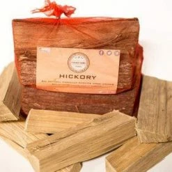 Furtado Hickory Wood Logs 22 Lb Bag BBQ Accessories