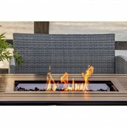 JR Home Gale Rectangular Convertible Fire Table