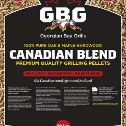 Georgian Bay Grills Smoker Pellets - Maple/Oak 22lb (Canadian Blend)