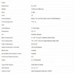 BBQs & Smokers Green Mountain Grills Big Pig Trailer Rig (12-Volt) GMG-BPTR 11 BBQs & Smokers Green Mountain Grills Big Pig Trailer Rig (12-Volt) GMG-BPTR