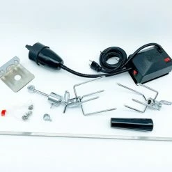 Grill Fellas Heavy Duty Rotisserie Kit W/ Motor & Light For Napoleon And Broil King Up To 28" On Sale