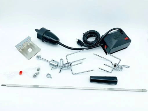 Grill Fellas Heavy Duty Rotisserie Kit W/ Motor & Light For Napoleon And Broil King Up To 28" On Sale