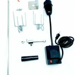 Grill Fellas Heavy Duty Rotisserie Kit W/ Motor & Light For Napoleon And Broil King Up To 28" On Sale 9 Grill Fellas Heavy Duty Rotisserie Kit W/ Motor & Light For Napoleon And Broil King Up To 28