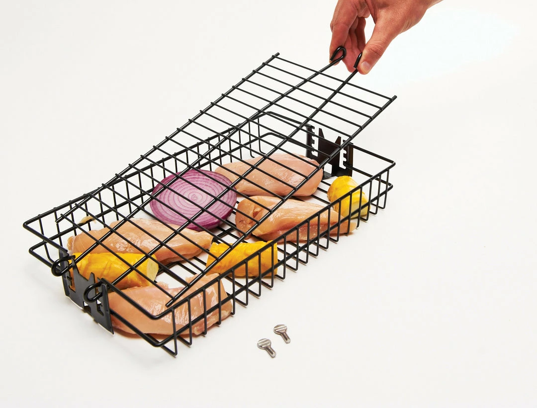 Grillpro BBQ Accessories Grill Pro 24785 Non-Stick Flat Spit Basket 5 Grillpro BBQ Accessories Grill Pro 24785 Non-Stick Flat Spit Basket