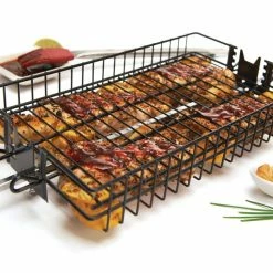 Grillpro BBQ Accessories Grill Pro 24785 Non-Stick Flat Spit Basket