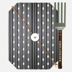 GrillGrate Set For The Medium Big Green Egg BGEM Cooking Grates, Grids & Grills