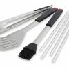 GrillPro Deluxe Soft Grip 7 Piece Tool Set BBQ Accessories
