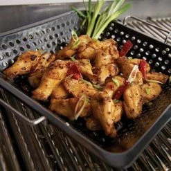 BBQ Accessories GrillPro Porcelain-Coated Square Wok Topper 5 BBQ Accessories GrillPro Porcelain-Coated Square Wok Topper