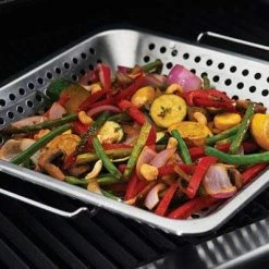 BBQ Accessories GrillPro Stainless Steel Square Wok Topper