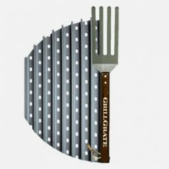Half-Moon GrillGrate For Large Big Green Egg BGENINJAGRATE Cooking Grates, Grids & Grills