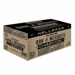 HELLRAZR Tex-Mex Charcoal Mix (20 Lb.) TEXMEX-C-BOX-20 BBQ Accessories