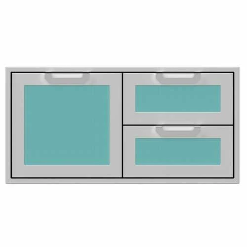 Hestan 36" Double Drawer And Door Storage Combo 2 Hestan 36" Double Drawer And Door Storage Combo