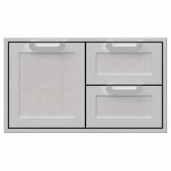 Hestan 36" Double Drawer And Door Storage Combo