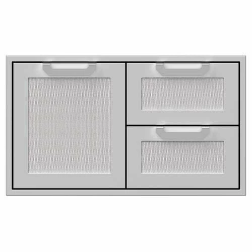 Hestan 36" Double Drawer And Door Storage Combo 1 Hestan 36" Double Drawer And Door Storage Combo